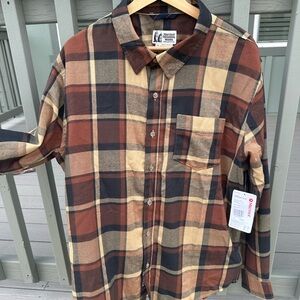 Men’s Marmot Midweight Flannel Shirt – Size L, NWT